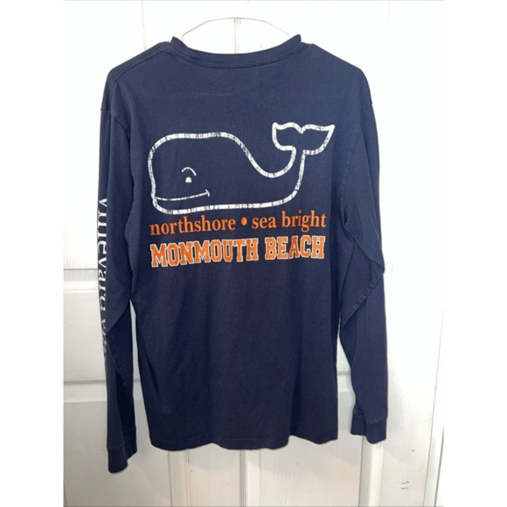Vineyard Vines Unisex Adults T-Shirt Size Small‎ Navy Blue Graphic Print
